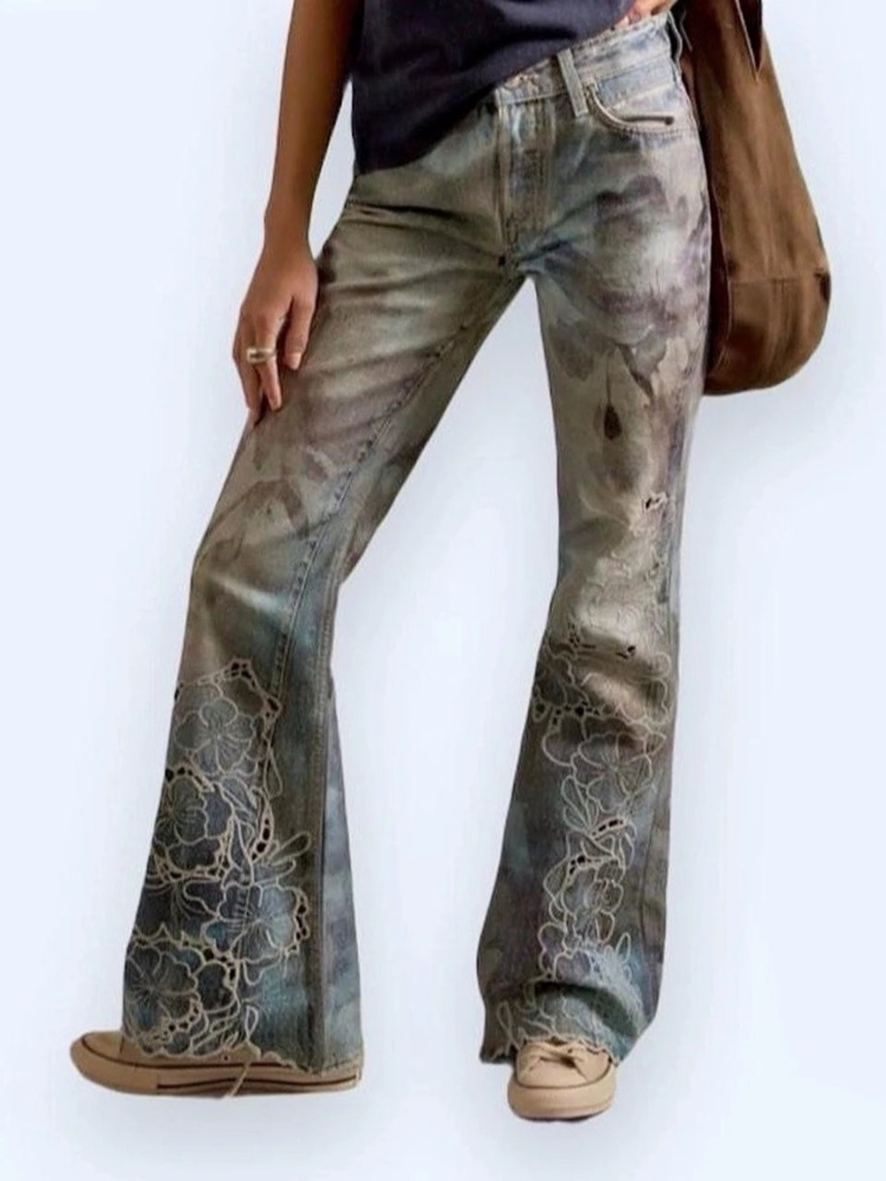 WE THE FREE - WEST COAST RELAXED FLARE - ILLUSIONS & CUTWORK